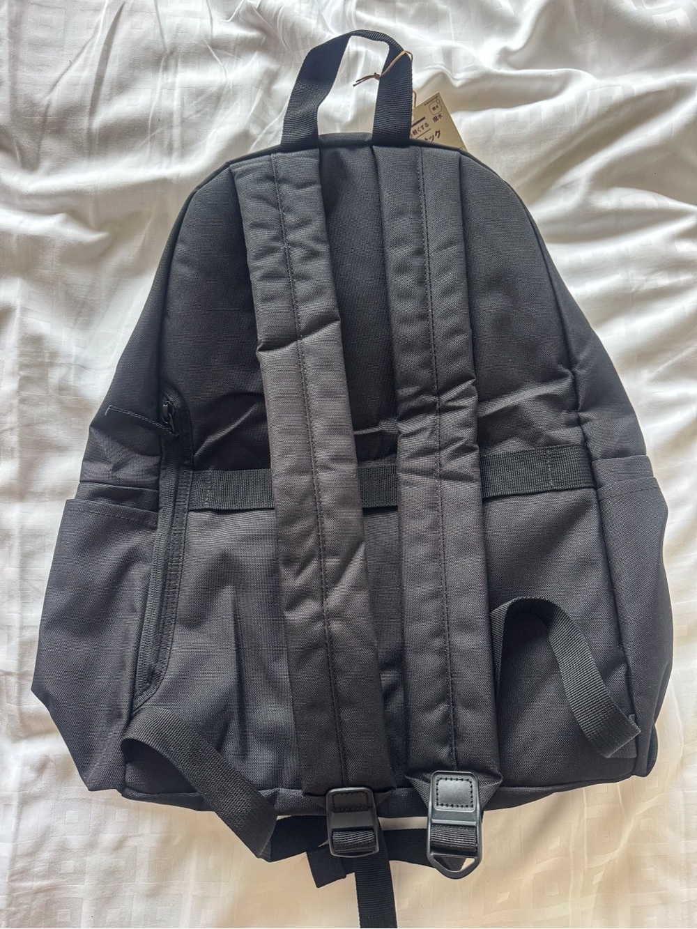 MUJI Black Water Resistant Backpack - Picture 2 of 6